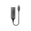 Lindy USB 3.0 Gigabit Ethernet-converter, bedraad, USB, Ethernet, 5000 Mbit/s, zilver