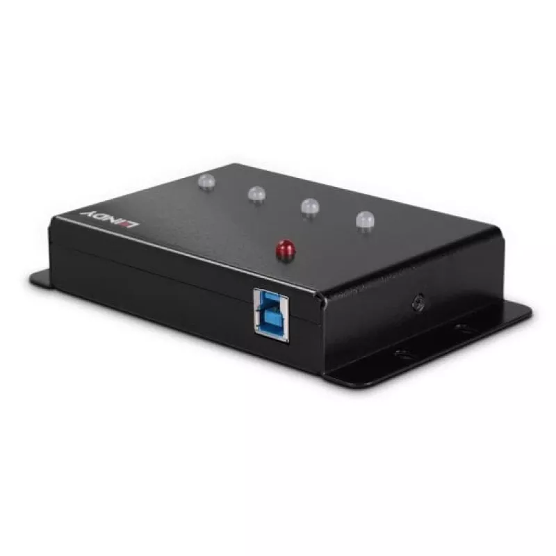 Lindy 4-poorts USB 3.0 metaalhub