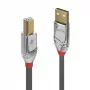Lindy 0,5 m USB 2.0 Type-A-naar-B kabel, Cromo Line