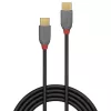 Lindy 2m USB 2.0 Type-C naar C kabel, Anthra Line