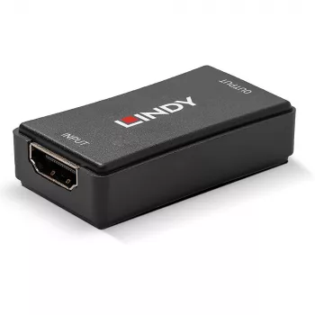 Lindy 50m HDMI 4K30 repeater, HDCP 2.2, AV-receiver, bedraad, zwart, HDCP