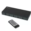 Lindy 4x4 HDMI 4K60 matrix, HDMI, 4x HDMI, metaal, 1080p, 2160p, DTS-HD, Dolby TrueHD, 12 V