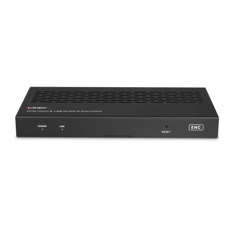 Lindy 38396 4K30 HDMI & USB over IP-encoder, Multicast & Videowall, HDMI 2.0, HDCP 2.2, PoE, 100 m