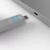 Poortblokkeerder Lindy USB Type-C poortblokkeerder sleutel verpakking met 4 stuks blauw