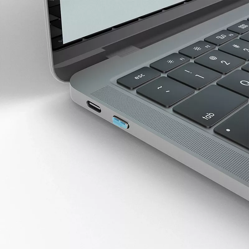 Poortblokkeerder Lindy USB Type-C poortblokkeerder sleutel verpakking met 4 stuks blauw