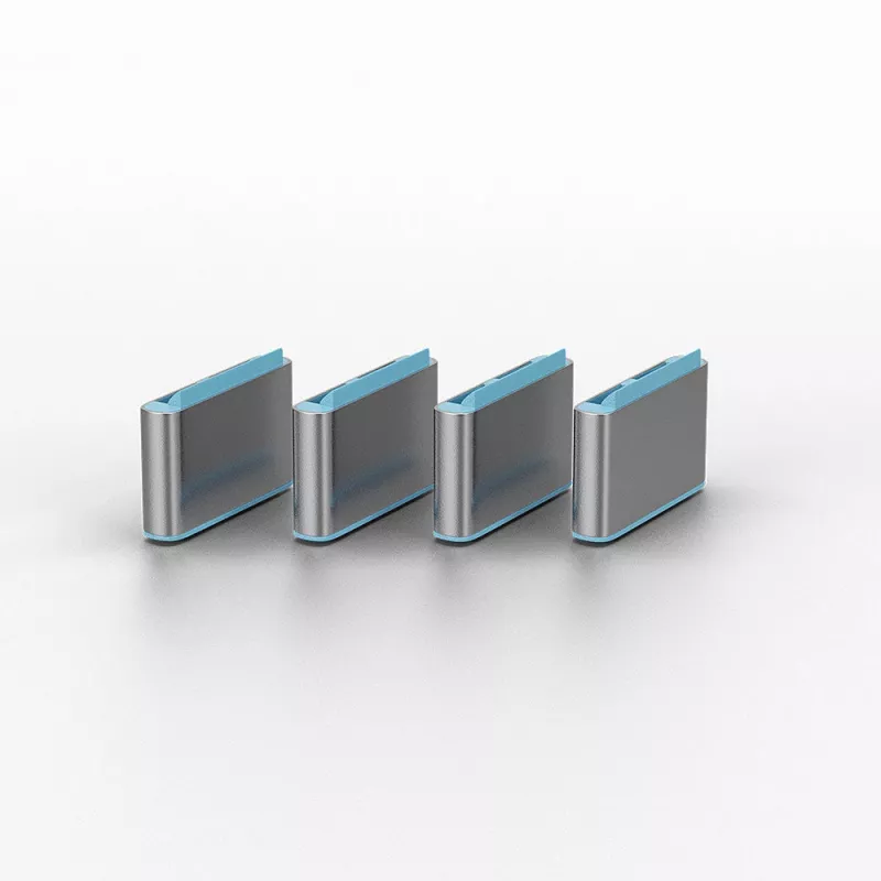 Poortblokkeerder Lindy USB Type-C-poortblokkeerder zonder sleutel 10-pack blauw