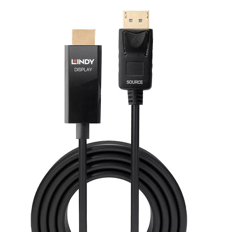 Lindy 1m actieve DisplayPort-naar-HDMI kabel met HDR