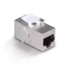 Netwerkkabel Lindy CAT 6A Female Coupler Keystone RJ-45 plat metaalkleurig 1 stuk
