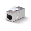 Netwerkkabel Lindy CAT 6A Female Coupler Keystone RJ-45 plat metaalkleurig 1 stuk
