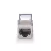 Netwerkkabel Lindy CAT 6A Female Coupler Keystone RJ-45 plat metaalkleurig 1 stuk