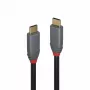 Lindy 2m USB 3.2 Type-C-kabel, 5A PD, Anthra Line