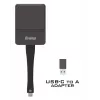iiyama WP D002C draadloze presentatiedongle, USB-C (DP-Alt), E-Share, zilver/zwart