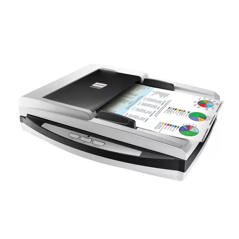 Plustek SmartOffice PL4080 ADF-vlakbed- & ADF-scanner 600 x 600 DPI A4 zwart, grijs