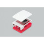 Raspberry Pi 5 behuizing, rood/wit, met ventilator (SC1159)