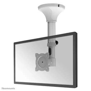 Neomounts FPMA-C025SILVER monitor-/TV-plafondbeugel 10-30 inch - h 37-47 cm - kantelbaar