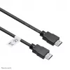 Neomounts HDMI25MM HDMI-kabel – 7,5 meter, 7,5 m, 10,2 Gbit/s, zwart