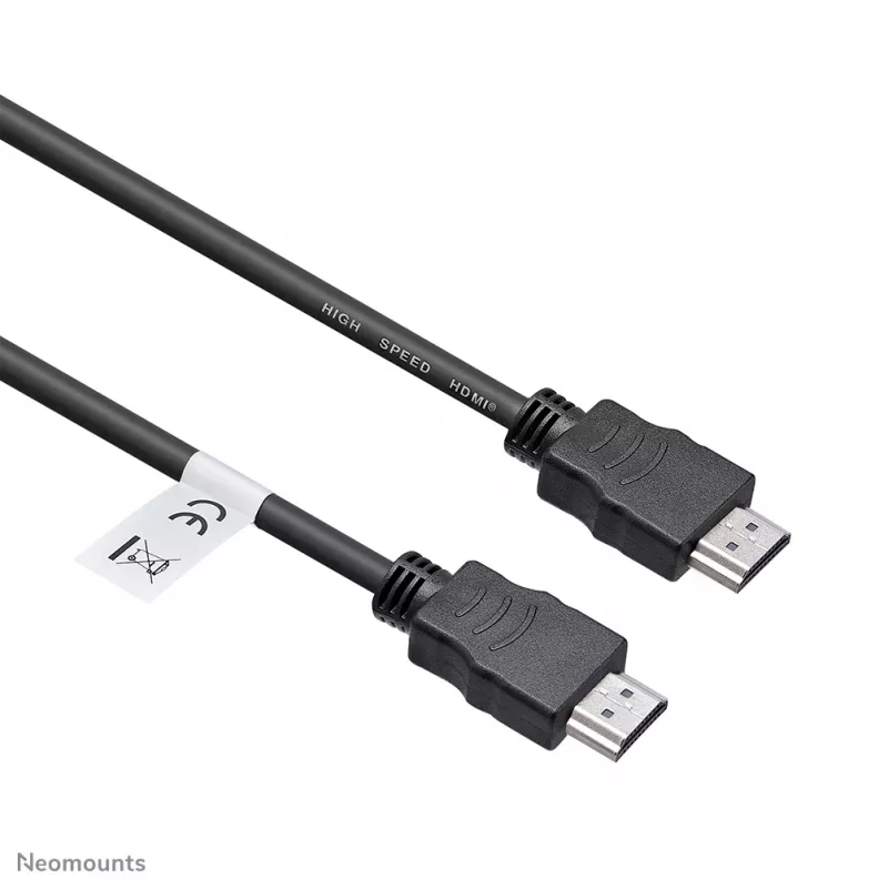 Neomounts HDMI35MM HDMI-kabel - 10 meter, 10 m, HDMI type A (standaard), HDMI type A (standaard), 10,2 Gbit/s, zwart