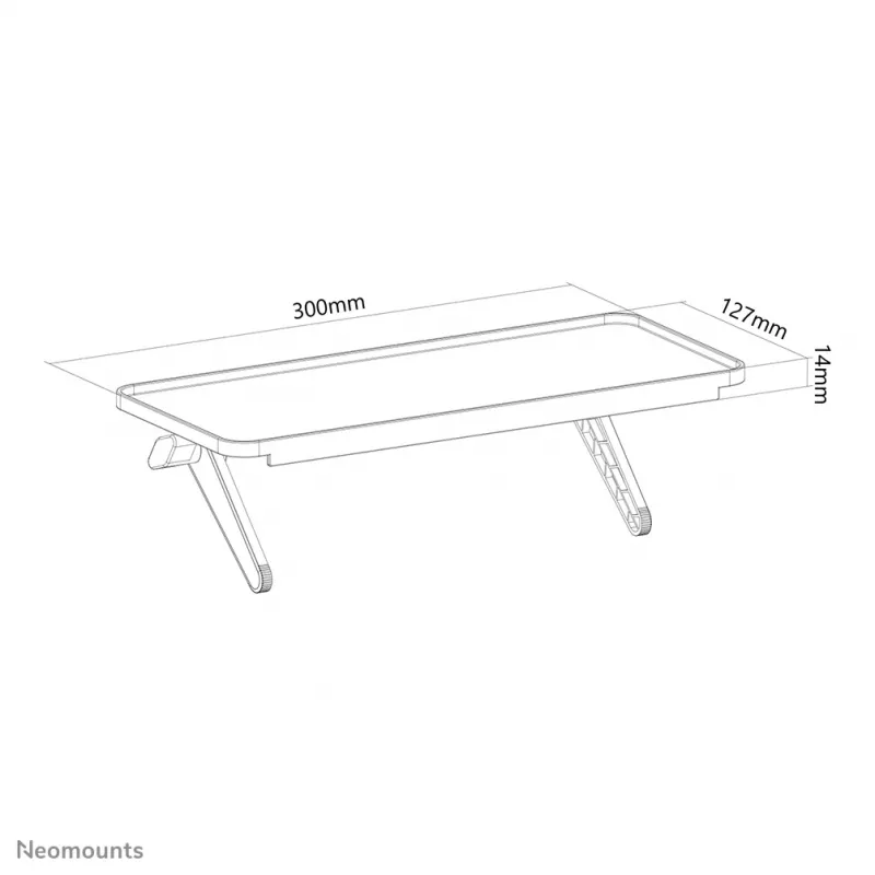 Neomounts AWL28-220BL1 multimediahouder – universeel
