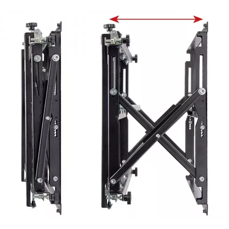 Wandbeugel B-Tech BT8310XL/B universeel heavy duty pop-out met microverstelling