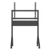 B-Tech BT8545/B tv-trolley, 55–86 inch, VESA 900x600, max. 100 kg, met plank, zwart