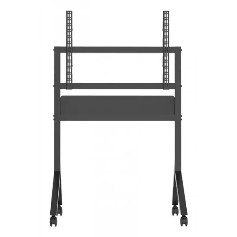 B-Tech BT8545/B tv-trolley, 55–86 inch, VESA 900x600, max. 100 kg, met plank, zwart