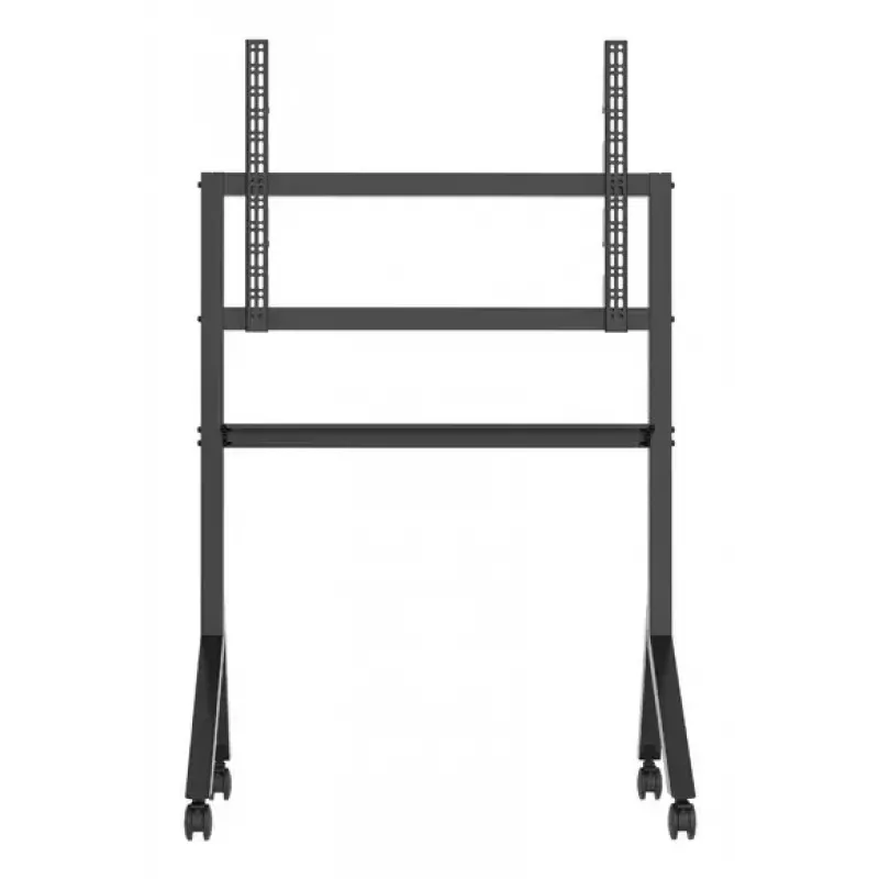 B-Tech BT8545/B tv-trolley, 55–86 inch, VESA 900x600, max. 100 kg, met plank, zwart