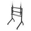 B-Tech BT8545/B tv-trolley, 55–86 inch, VESA 900x600, max. 100 kg, met plank, zwart