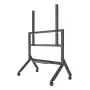 B-Tech BT8546/B tv-trolley, 65–110 inch, VESA 1000x900, max. 125 kg, met plank, zwart