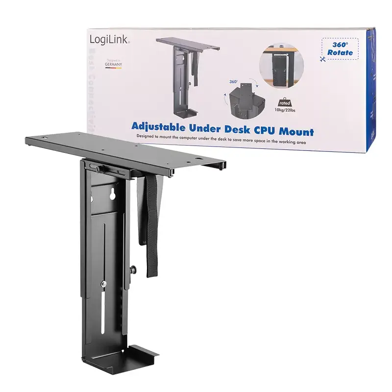 Op het bureau te monteren CPU-houder LogiLink EO0004