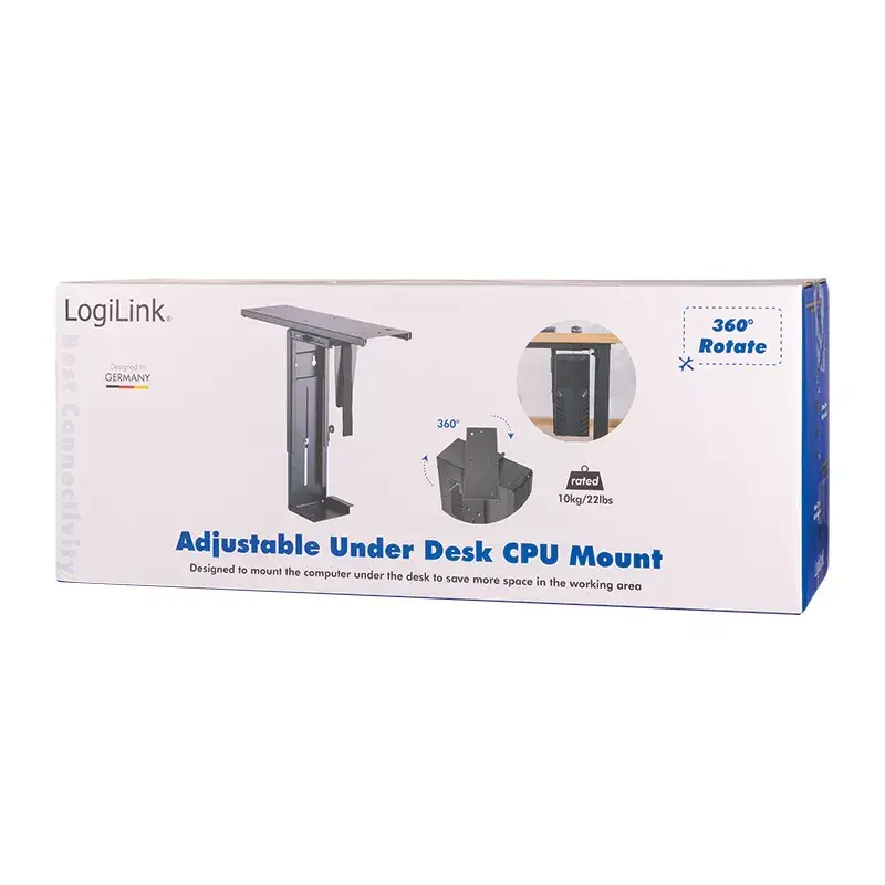 Op het bureau te monteren CPU-houder LogiLink EO0004