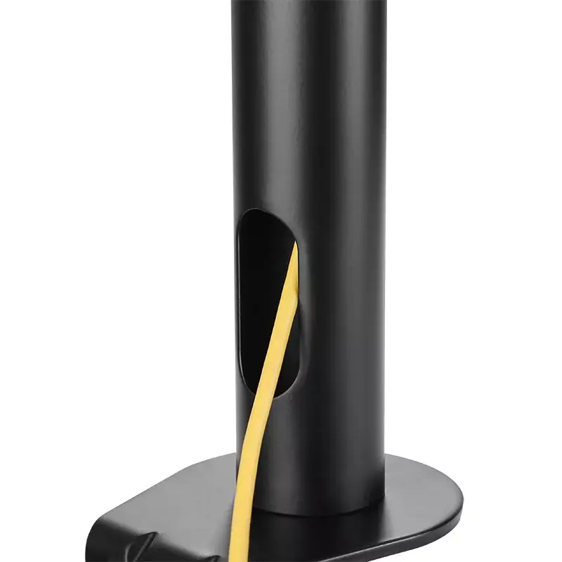 LogiLink BP0107 bureausteun voor drie monitoren, 17-27 inch, 7 kg per arm, VESA 75x75/100x100, staal, zwart