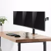 LogiLink BP0107 bureausteun voor drie monitoren, 17-27 inch, 7 kg per arm, VESA 75x75/100x100, staal, zwart