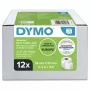 DYMO S0722420 LabelWriter verzend-/naamkaartetiketten, 54 x 101 mm, 12 rollen x 220 (2640 etiketten), zelfklevend, wit