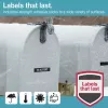 DYMO Authentic D1 Durable-labels | witte opdruk op zwart lint | 12 mm x 3 m | labeltape voor LabelManager labelprinters