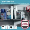 DYMO Authentic D1 Durable-labels | witte opdruk op zwart lint | 12 mm x 3 m | labeltape voor LabelManager labelprinters