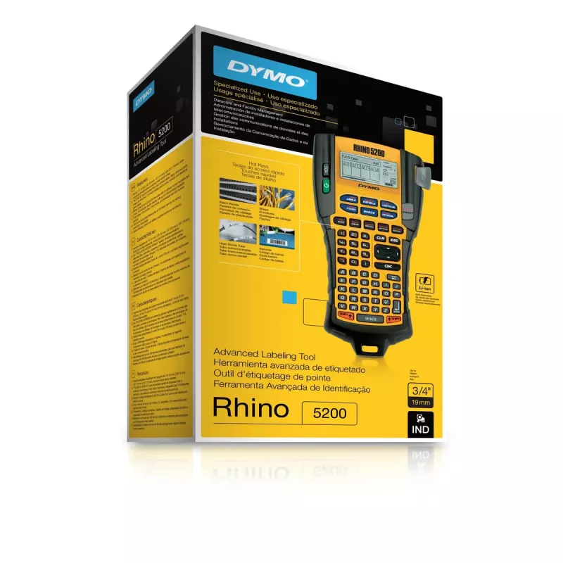 Labelprinter DYMO RHINO 5200 thermotransfer 180 x 180 DPI