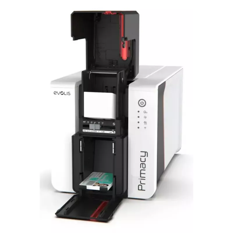 Plastickaartprinter Evolis Primacy 2 — kleursublimatie/hars-thermotransfer, 300 x 1200 DPI, 100 vel invoer, Fast Ethernet