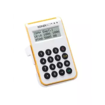 Smartcardlezer Reiner SCT cyberJack one USB wit geel
