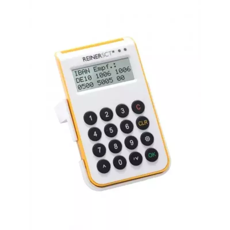 Smartcardlezer Reiner SCT cyberJack one USB wit geel