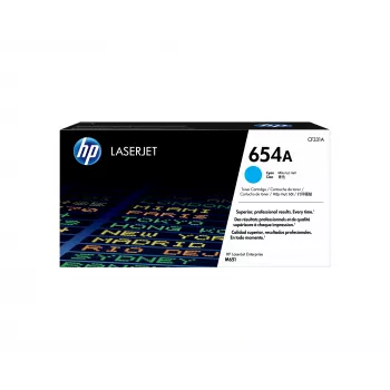 HP 654A cyaan originele LaserJet tonercartridge