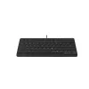 Cherry Active Key AK-4100-U-B/GE Mini toetsenbord, USB, zwart, Duitse indeling