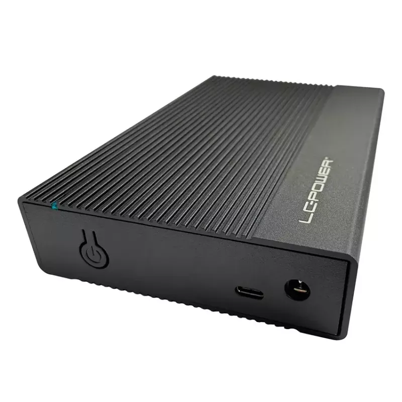 LC-Power LC-25U3-C 2,5-inch SATA HDD-behuizing, USB-C 3.2 Gen 2x1 10 Gb/s, SATA 6 Gb/s, zwart