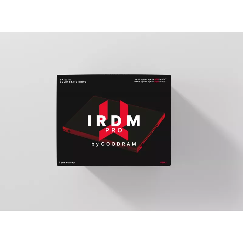 Goodram IRDM PRO gen.2 512 GB - SSD - 512 GB - intern - 2,5 inch (6,4 cm) - SATA 6Gb/s