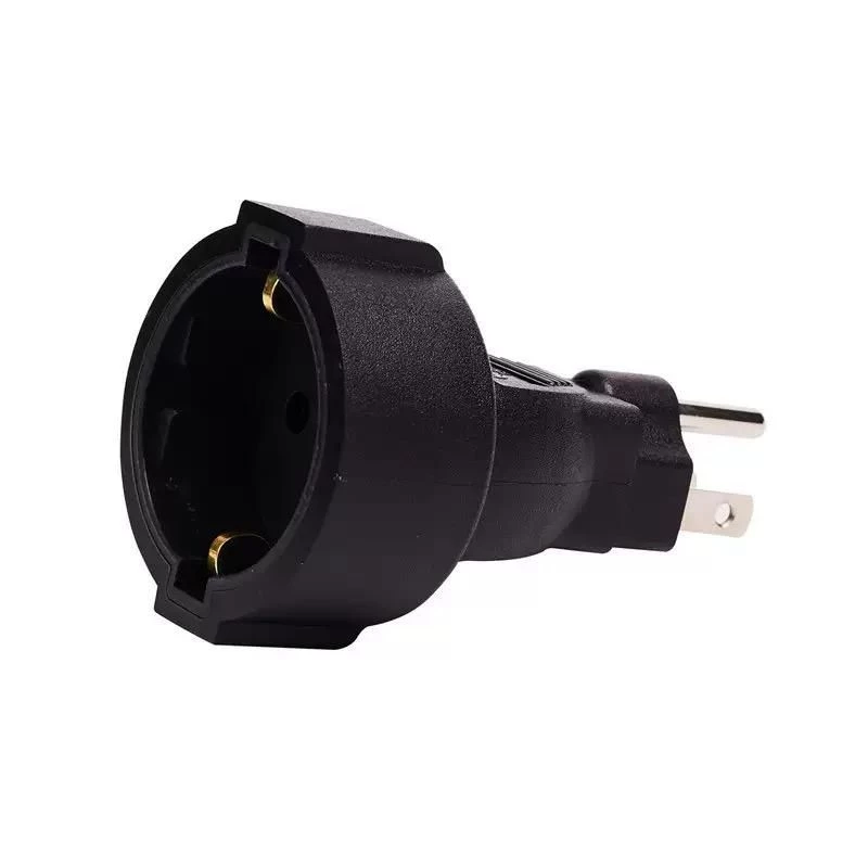 Microconnect PETRAVEL3 netstekker-adapter type B type F zwart
