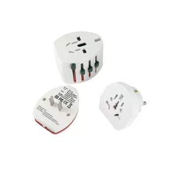 Microconnect PETRAVEL12 mobiele oplader universeel wit USB indoor
