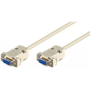 Microconnect SCSENN2N seriële kabel wit 1,8 m DB9