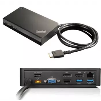 Lenovo 03X6300 laptop-dockingstation/poortreplicator bedraad OneLink+ zwart