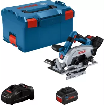 Bosch GKS 18V-57-2 L PROFESSIONAL 16,5 cm zwart, blauw, zilver 5000 tpm