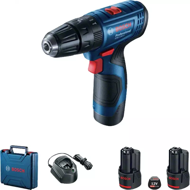 Bosch GSB 120-LI Professional 22500 RPM blauw