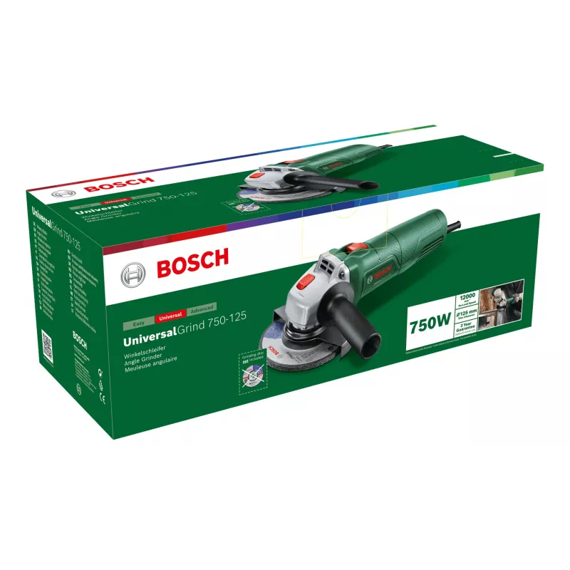 Bosch UniversalGrind 750-125 06033E2001 haakse slijper